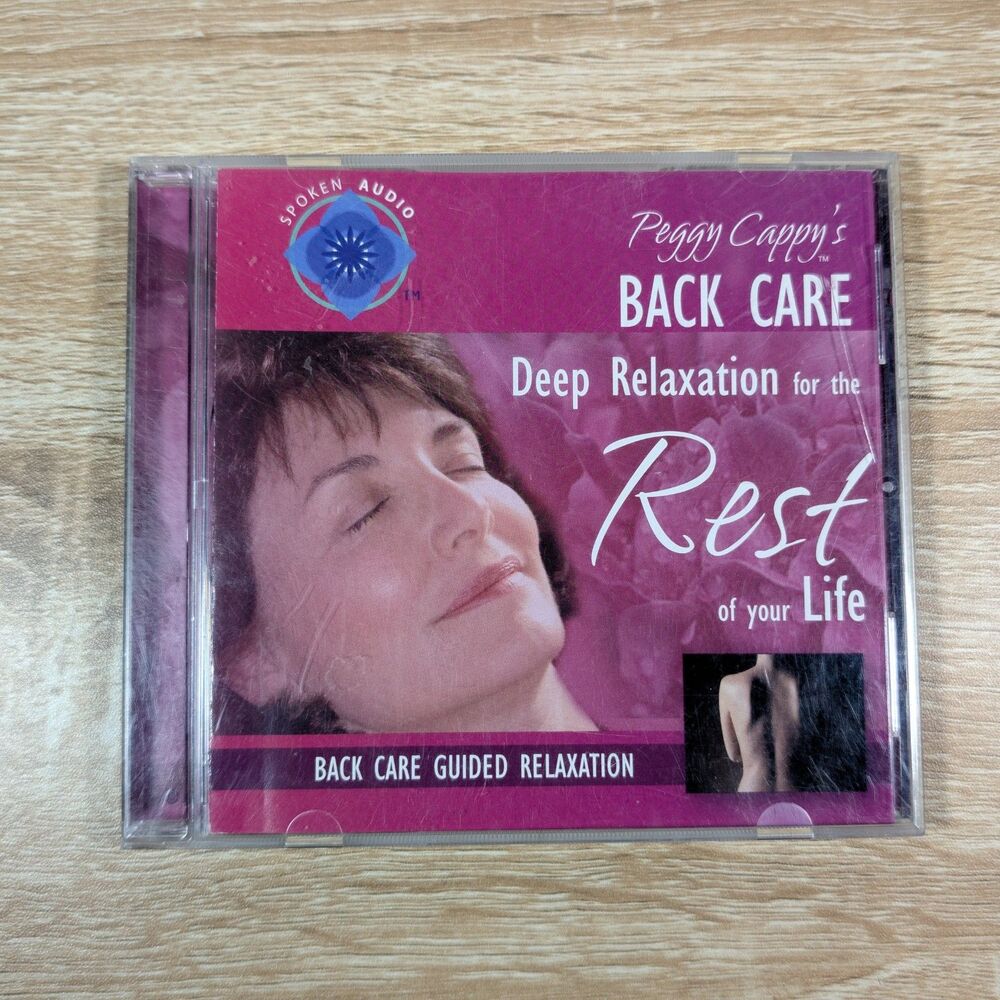 Peggy Cappy Back Care CD Deep Relaxation Guided Audio Spoken Word